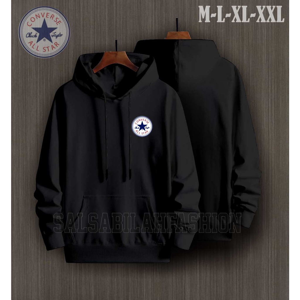 TERMURAH !! COD Jaket Sweater Hoodie Pria Distro CONVERSOriginal Big Size Jumbo M - XXL