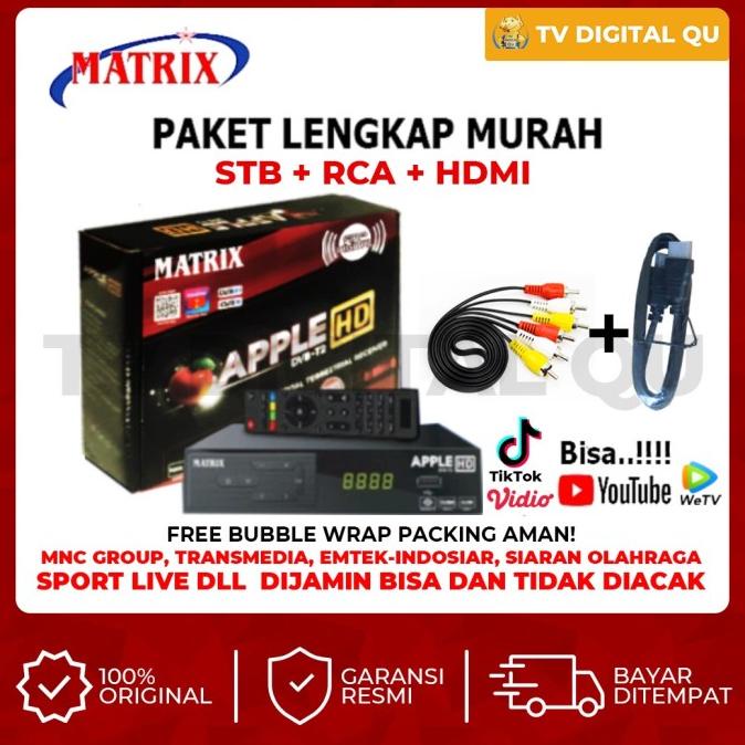 Set Top Box TV Digital/Receiver New Matrix Apple HD Youtube