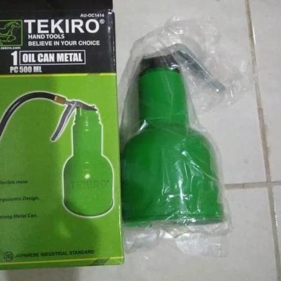 TEKIRO oil can 500 ML / semprotan oli (besi) - Hijau