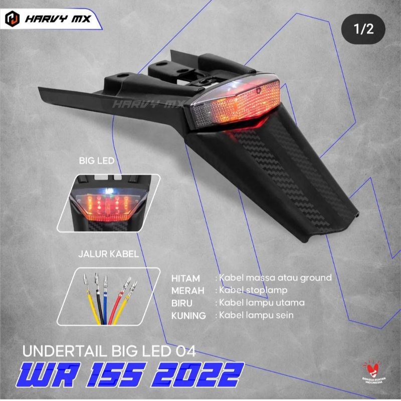 UNDERTAIL WR155 STOPLAMP WR155 SPAKBOR KOLONG WR155 SPAKBOR BELAKANG WR155 SPAKBOR WR155  UNDERTAIL 