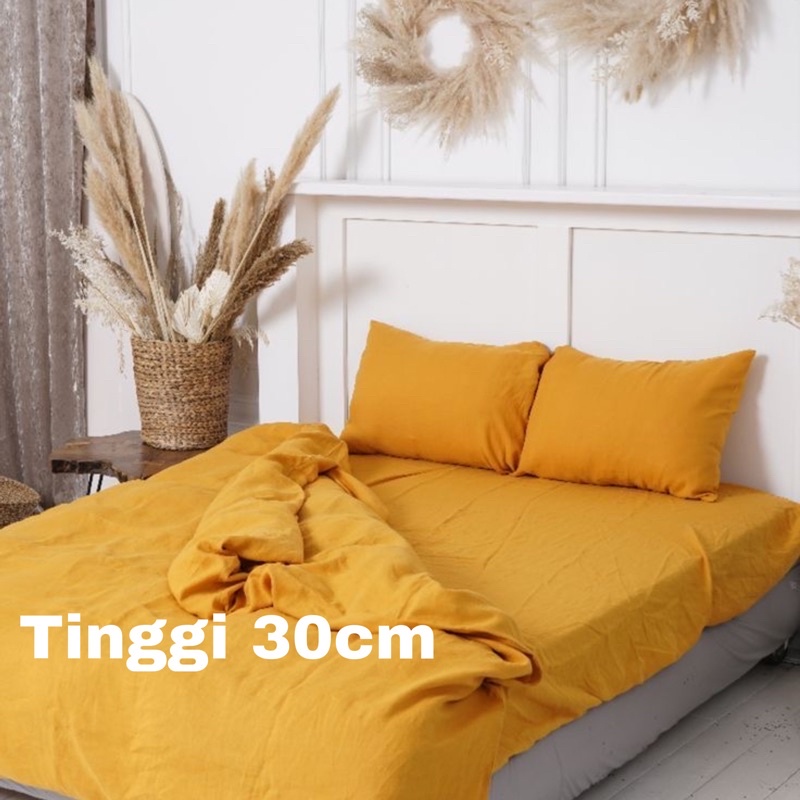 SPREI POLOS TANPA EMBOS TINGGI 30cm