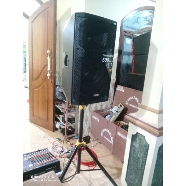 Speaker Aktif Huper JS10 15inc plus Stand Speaker