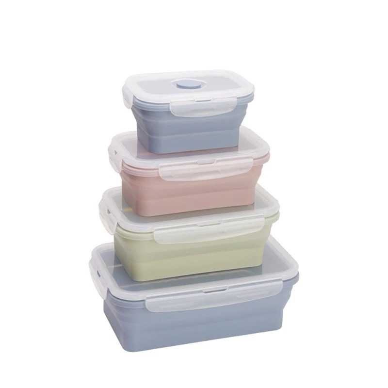 ACEBON Kotak Makan Foldable Healthy Bento Lunch Box Eco Friendly 550ml