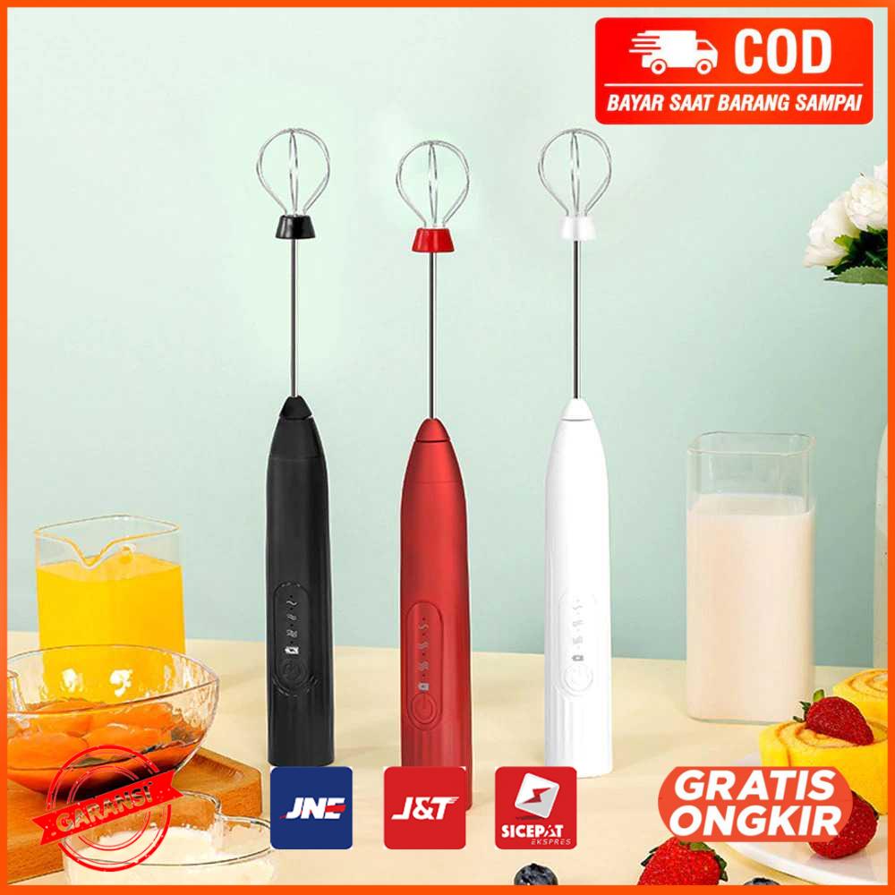 Pengocok Telur Susu 2in1 Portable Electric Hand Mixer Milk Frother