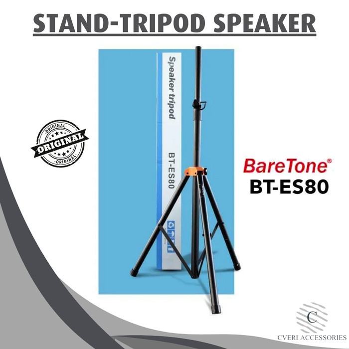 Soundsystem Tripod Stand Speaker Full Besi Baretone Bt-Es80