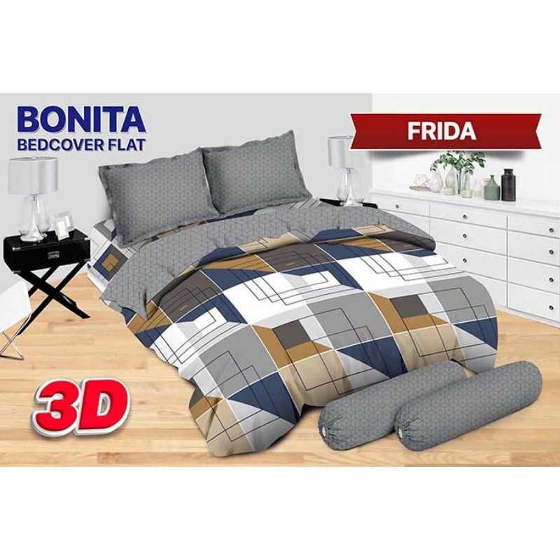 Bedcover bonita 1 set seprei 180x200 motif frida