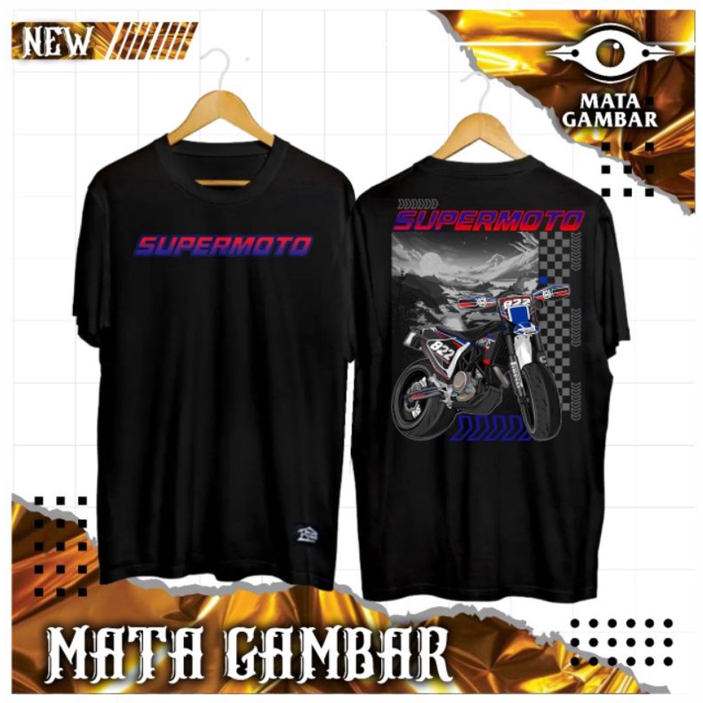 T-SHIRT SUPERMOTO HEREX / BISA COD / GRATIS ONGKIR