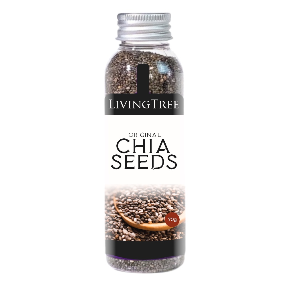 Chia Seed Organic 70 g Black Organic Chia Seed | Biji Chia Original Premium