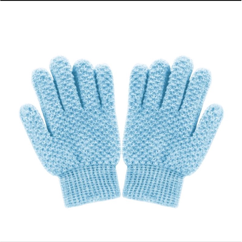 nonakembar.shop  KKV  Bath Gloves Sarung Tangan Mandi Waslap Scrub Eksfoliasi Angkat Sel Kulit Mati