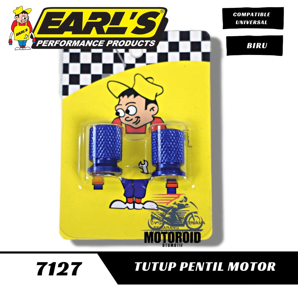 TUTUP PENTIL EARLS FULL ALUMINIUM COVER TUBLES UNIVERSAL MOTOR MOBIL