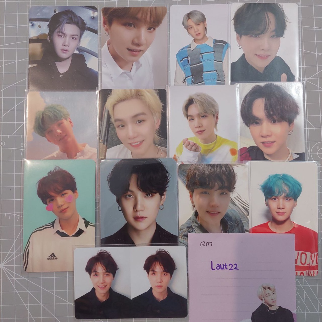 [OFFICIAL] PHOTOCARD BTS LUCKY DRAW SOUNDWAVE LD SW PROOF YOONGI CARD WALLET CAWALL SUGA MEMORIES 20