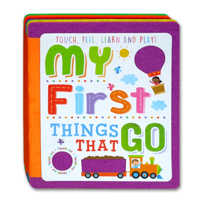 Jual [Igloo Books] My First Things That Go Touch & Feel Felt Book with