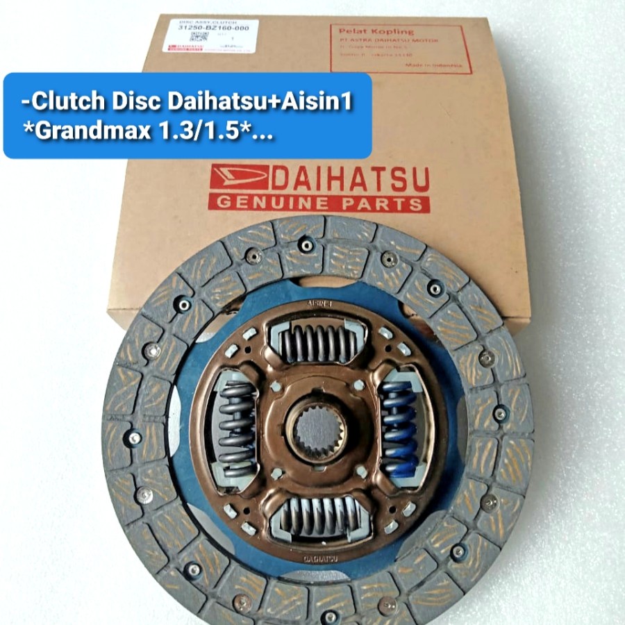 Clutch Disc Plat Kampas Kopling Grandmax grand Max 1.3 1.5 Terios - Original