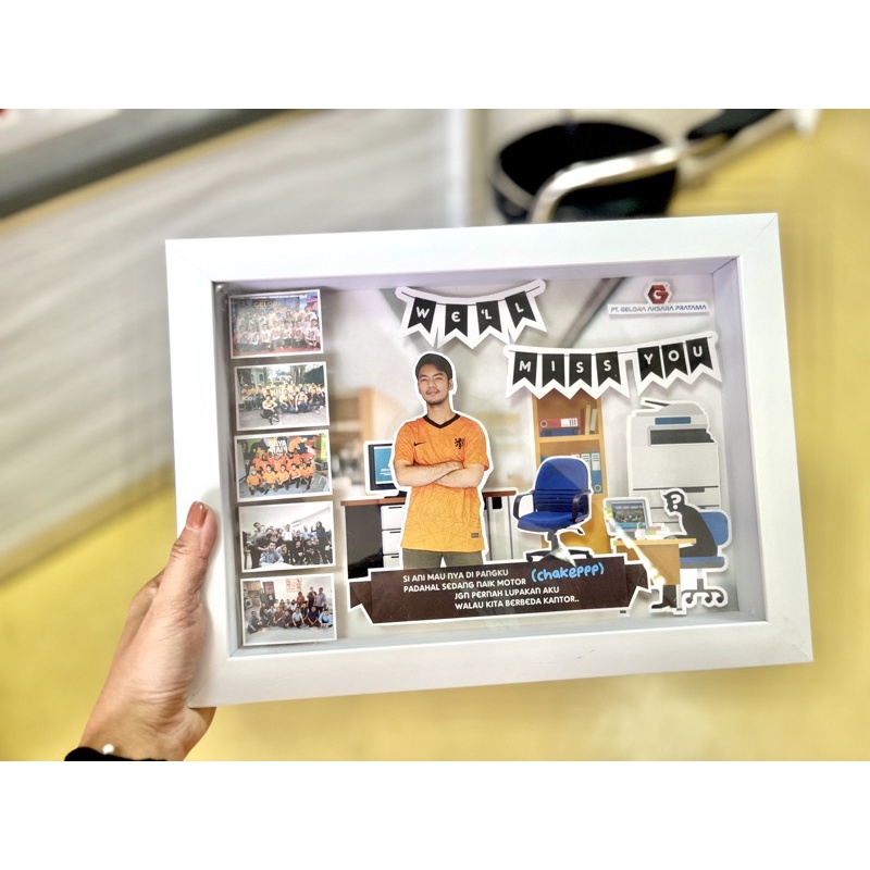 pop up 3D gift frame