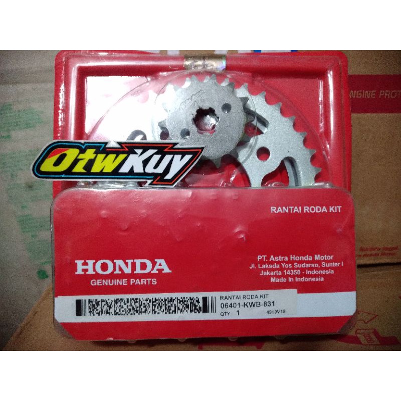 GEAR SET HONDA REVO ABSOLUT/BLADE OLD/BLADE NEW/KODE KWB