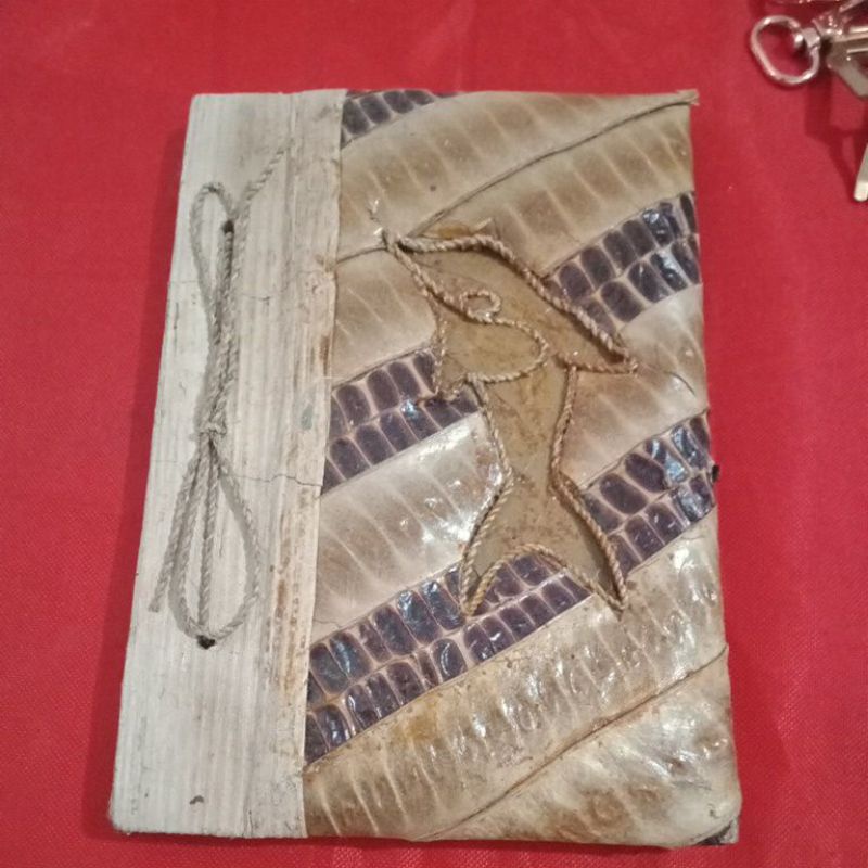 

buku notes alamat sampul kulit lamtoro