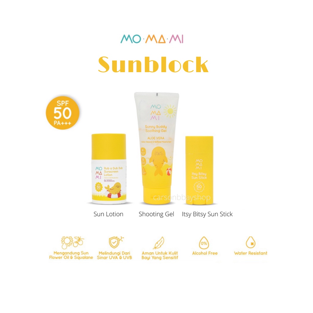 Momami Sunscreen| Sunblock Anak