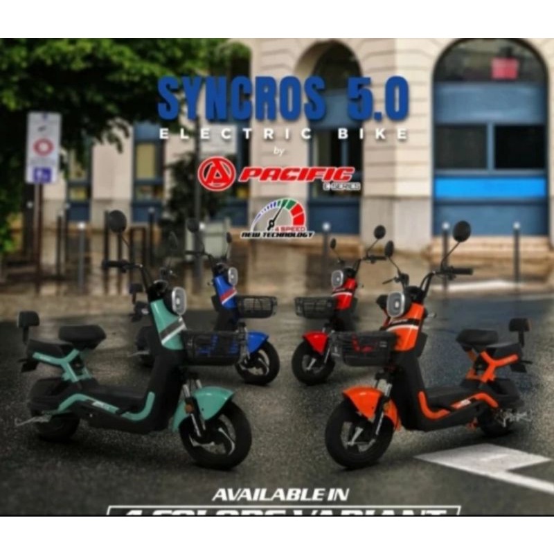 PROMO GRATIS ONGKIR Sepeda Listrik PACIFIC SYNCROS 5.0