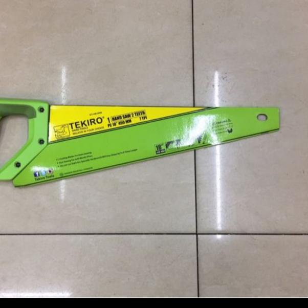tekiro gergaji kayu 2 mata 18 in - gergaji potong tekiro