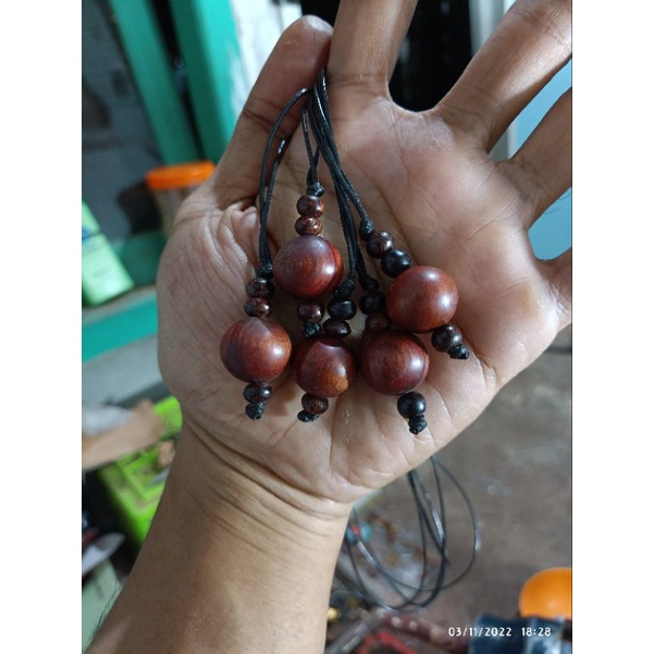 Kalung liontin galih asem super | galih kayu nagasari | kalung butiran