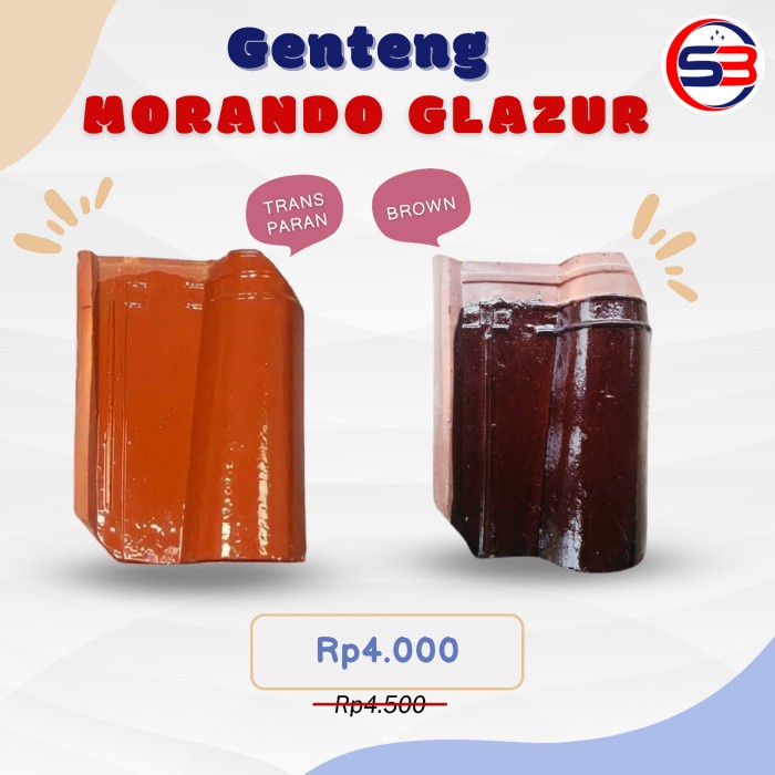 Genteng Morando Glazur Brown