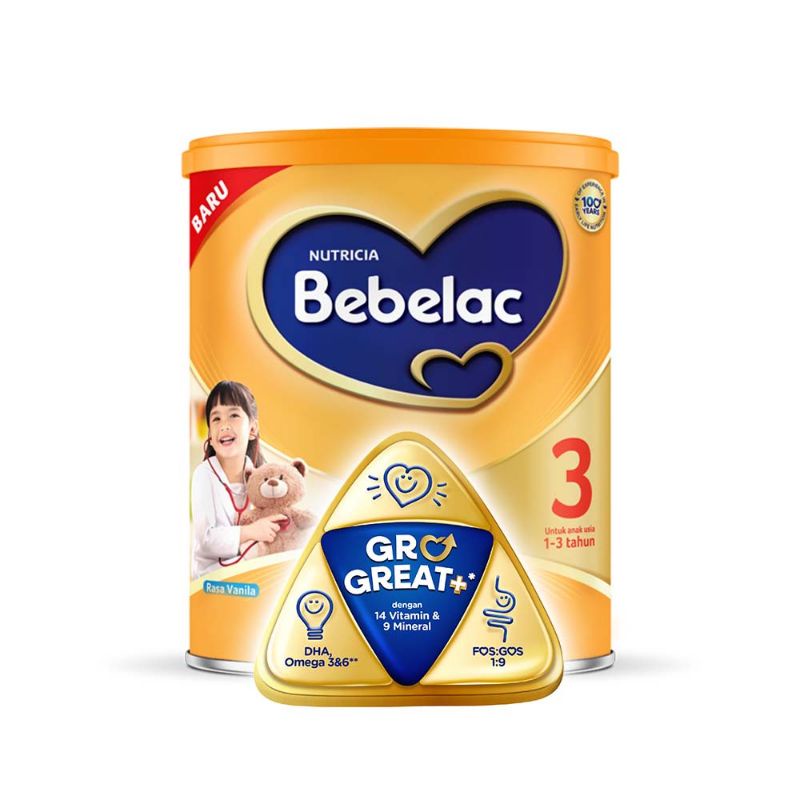 Susu Bebelac tahap 3 rasa Vanila 800gr 1-3Tahun