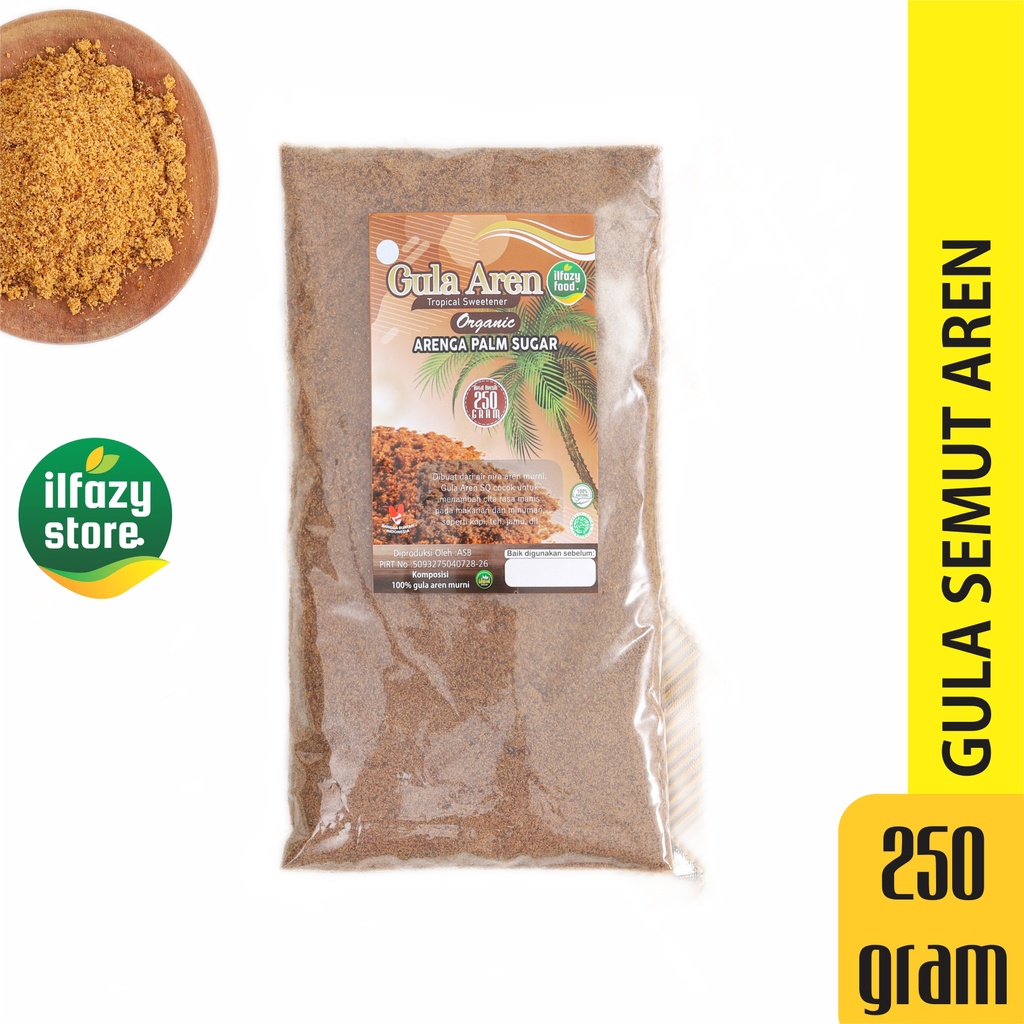 ILFAZY FOOD Gula Aren Semut Organik Murni 250 gram
