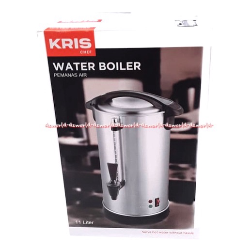 Krischef Water Boiler Ketel Pemanas Air 11 Litter Stainless Steel Tahan Karat Krischef Waterboiler 11L Tanpa Saringan