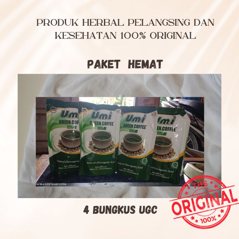 

UMI GREEN COFFEE PAKET 4PCS (RESELLER)