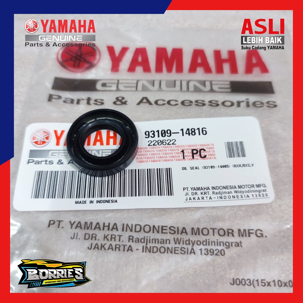 SEAL AS PERSENELING RX KING ASLI ORI ORIGINAL YAMAHA YGP 93109-14816
