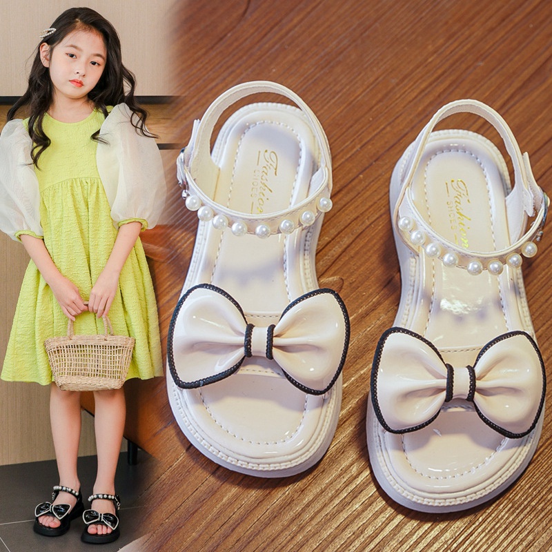 Juragan Junior [COD] Sandal CORA Pesta Anak Perempuan Import Size 26-36
