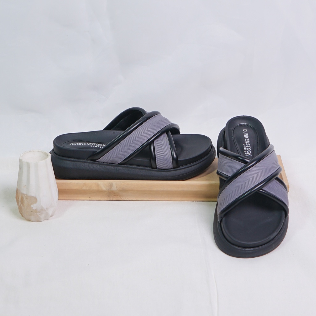 DUNKENSTOCK tipe Zoey Sandal wedges wanita casual sendal cewek kekinian