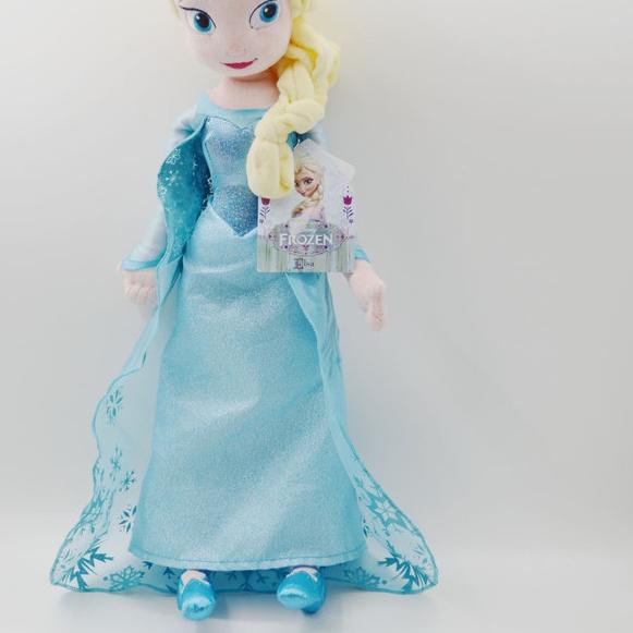 Boneka Plush Disney Frozen Elsa/Anna 50 cm - Mainan bayi - mainan anak - Anna