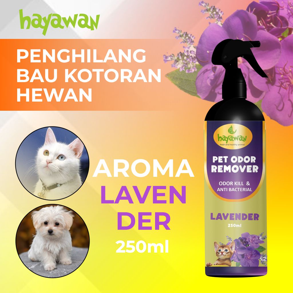 Aroma Lavender pengharum kucing pet Odor Remover penghilang bau pup penghilang bau kotoran hewan pesing kucing penghilang bau kandang kucing dan anjing