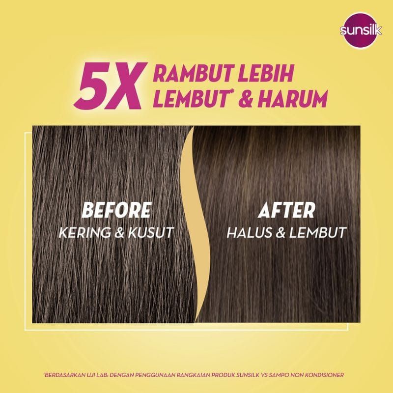 Sunsilk Shampoo Rambut Lembut Soft &amp; Smooth Activ-Infusion Rambut 5X Lebih Lembut &amp; Halus