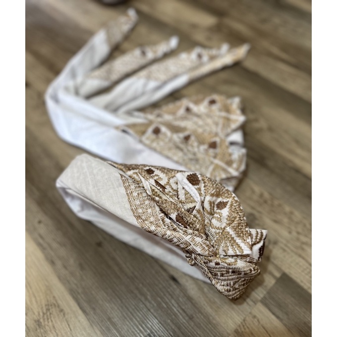 UDENG SEMI SONGKET PUTIH