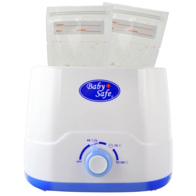 Baby Safe LB216 Twin Bottle Warmer Alat Steril Penghangat Botol Susu Anak Bayi