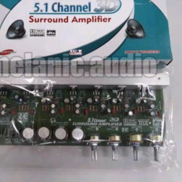 Kit Power Amplifier aktif 5.1 surround 3D
