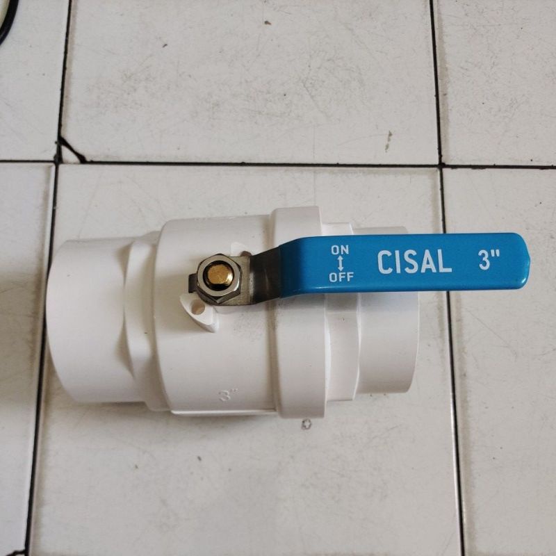 CISAL ball Valve PVC 3&quot; gg stenlees