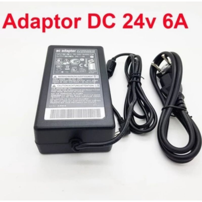 adaptor DC 24V 6A switching kualitas bagus