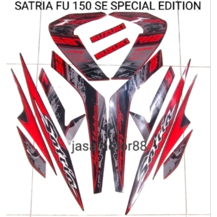 LIS BODY STIKER SATRIA FU 150 SPECIAL EDITION SE 2012