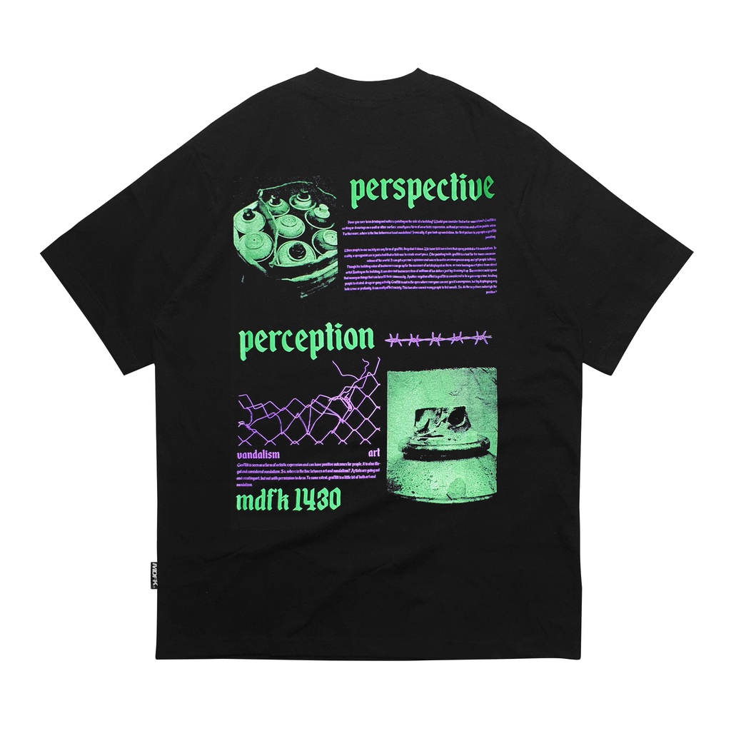 MDFK PERSPECTIVE PERCEPTION TSHIRT STREET WEAR NEW ARRIVAL