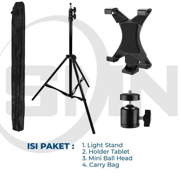 stand holder tablet tripod lightstand