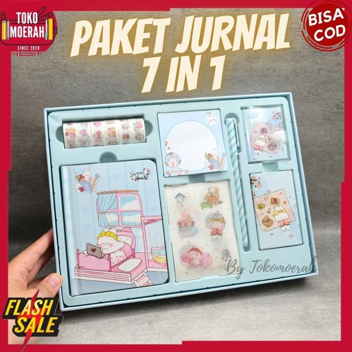 

Discount PAKET JURNAL 7 IN 1 KADO PAKET ALAT TULIS BUKU PEN STIKER LUCU UNIK /ALAT TULIS AESTHETIC/ALAT TULIS SEKOLAH/ALAT TULIS SET/ALAT TULIS LENGKAP/ALAT TULIS ANAK/ALAT TULIS LUCU