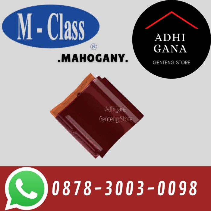 Genteng Keramik M-Class Mahogany Kw1 / Genteng Keramik Murah
