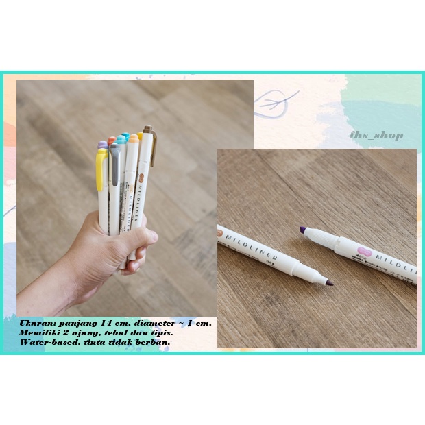 

Highlighter Zebra Highlighter Pen Zebra Mildliner Penanda Warna Double Atas Bawah Mildliner Double Sided Highlighter Pen