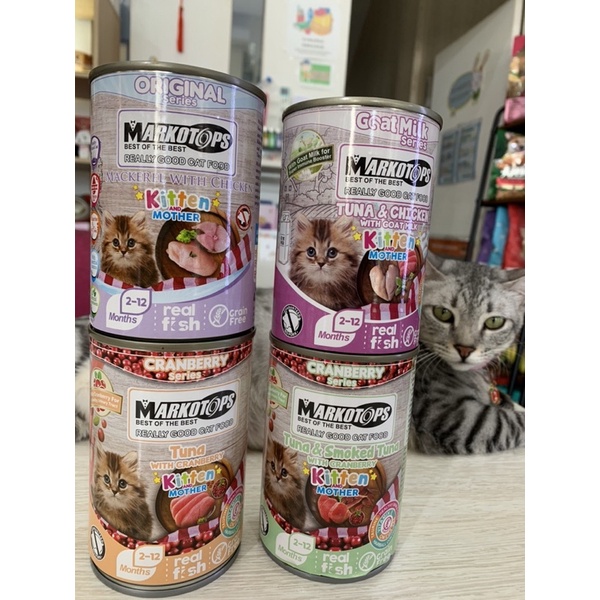 Markotops Kitten and Mother 400gr Makanan Kaleng Kucing