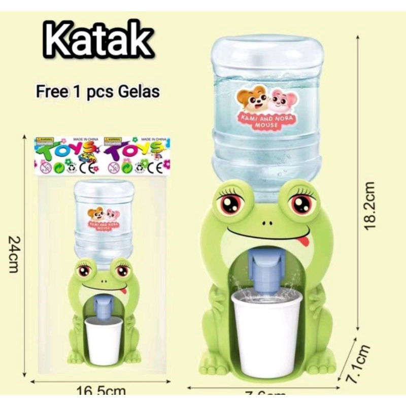 Dispenser Air Minum Mini Galon Portable Anak Air Minum Karakter