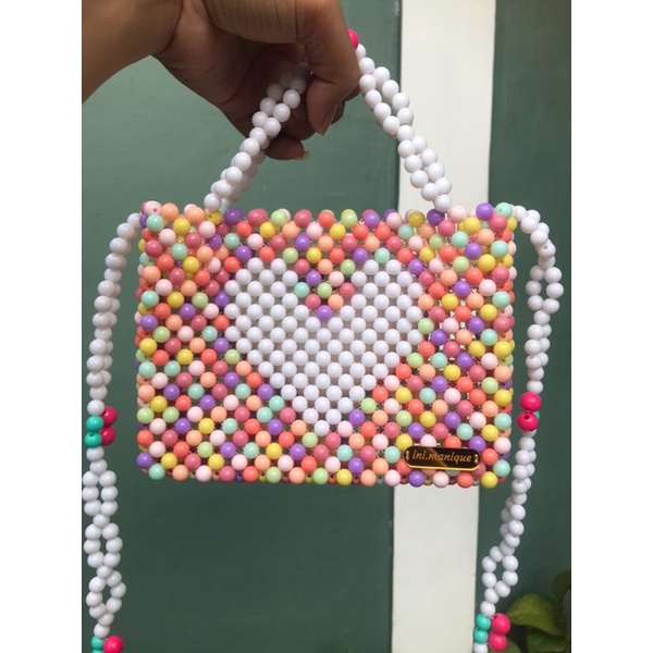 Candy Bag [READY Muat Hp] / (Tas Manik / Tas Mutiara, Beads bag, sling bag, tas custom, tas korea lu