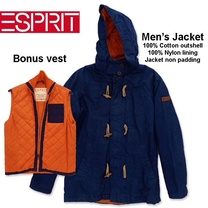 Jaket pria ESPRIT bonus vest
